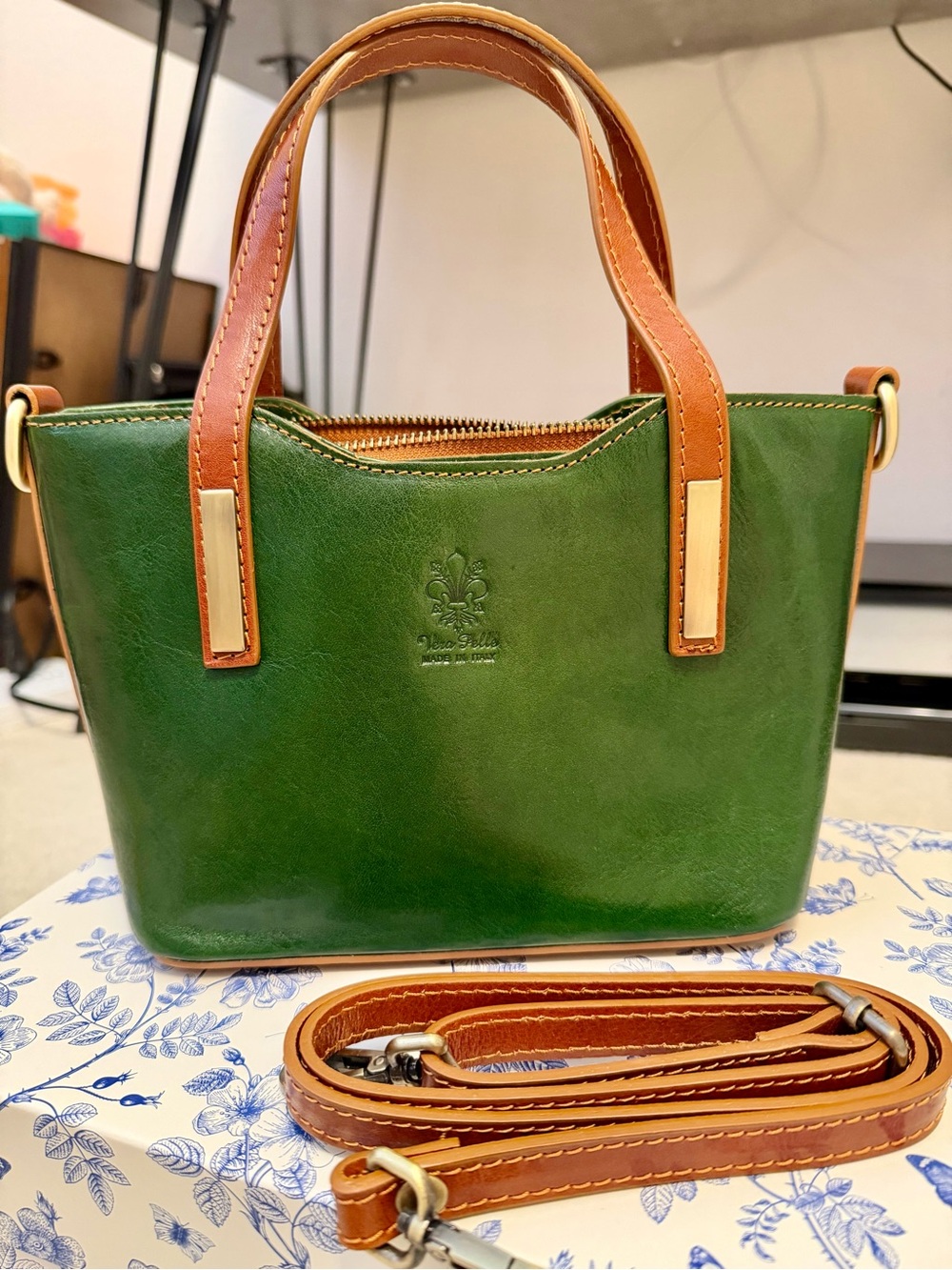 Brand New Authentic Italian Leather Handbag – Made in Italy 🇮🇹